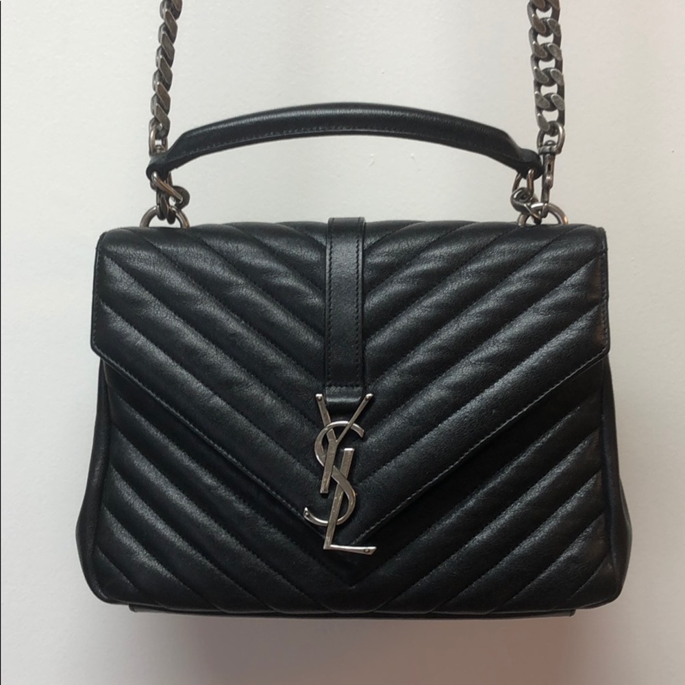 Authentic YSL bag Leather